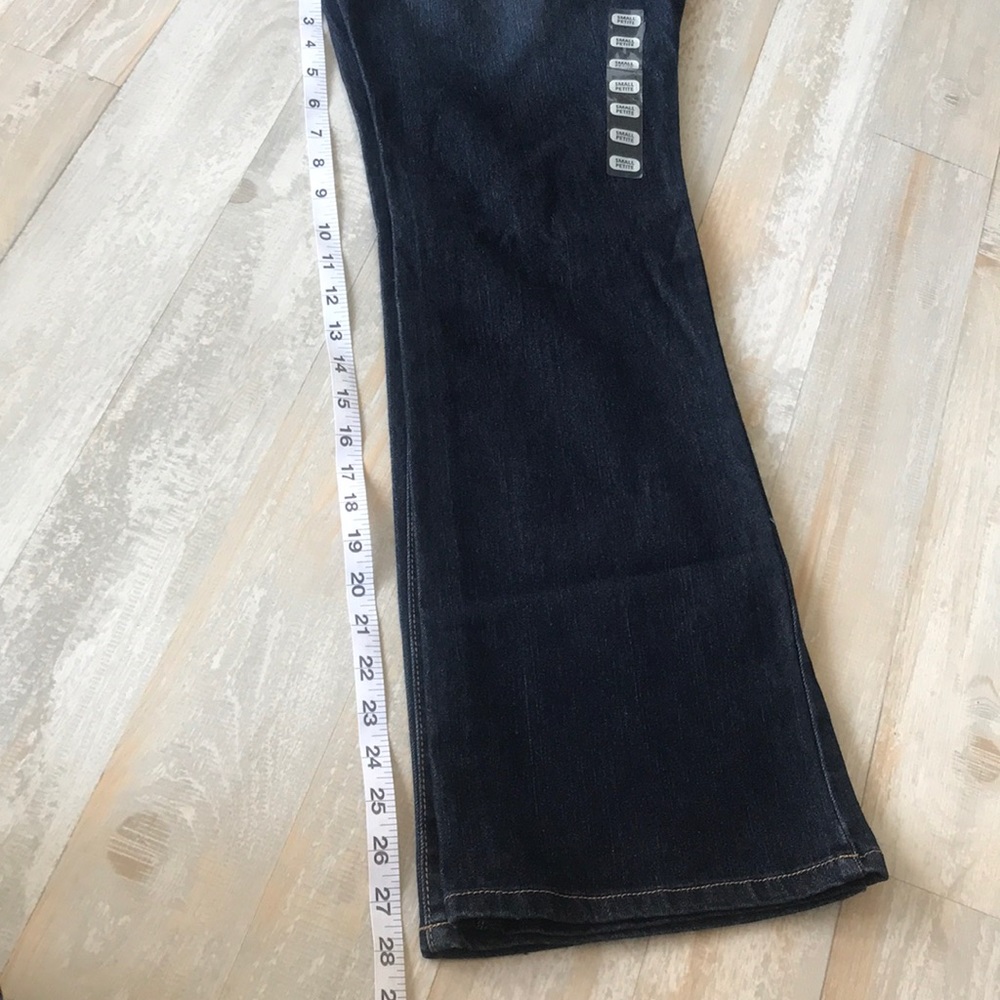 NWOT indigo blue maternity jeans size small petite - Picture 4 of 7